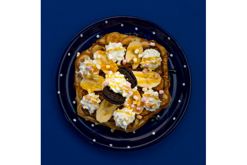 Bubble wafle - ovocná, čokoládová...